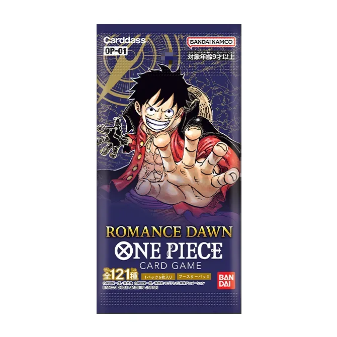 ONE PIECEカードゲーム ブースターパック ROMANCE DAWN【OP-01】のパッケージ