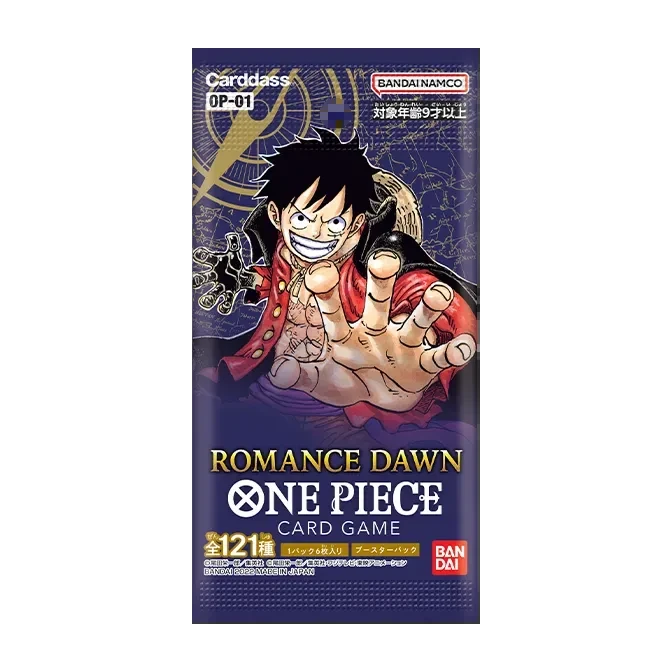 ONE PIECEカードゲーム ブースターパック ROMANCE DAWN【OP-01】のパッケージ